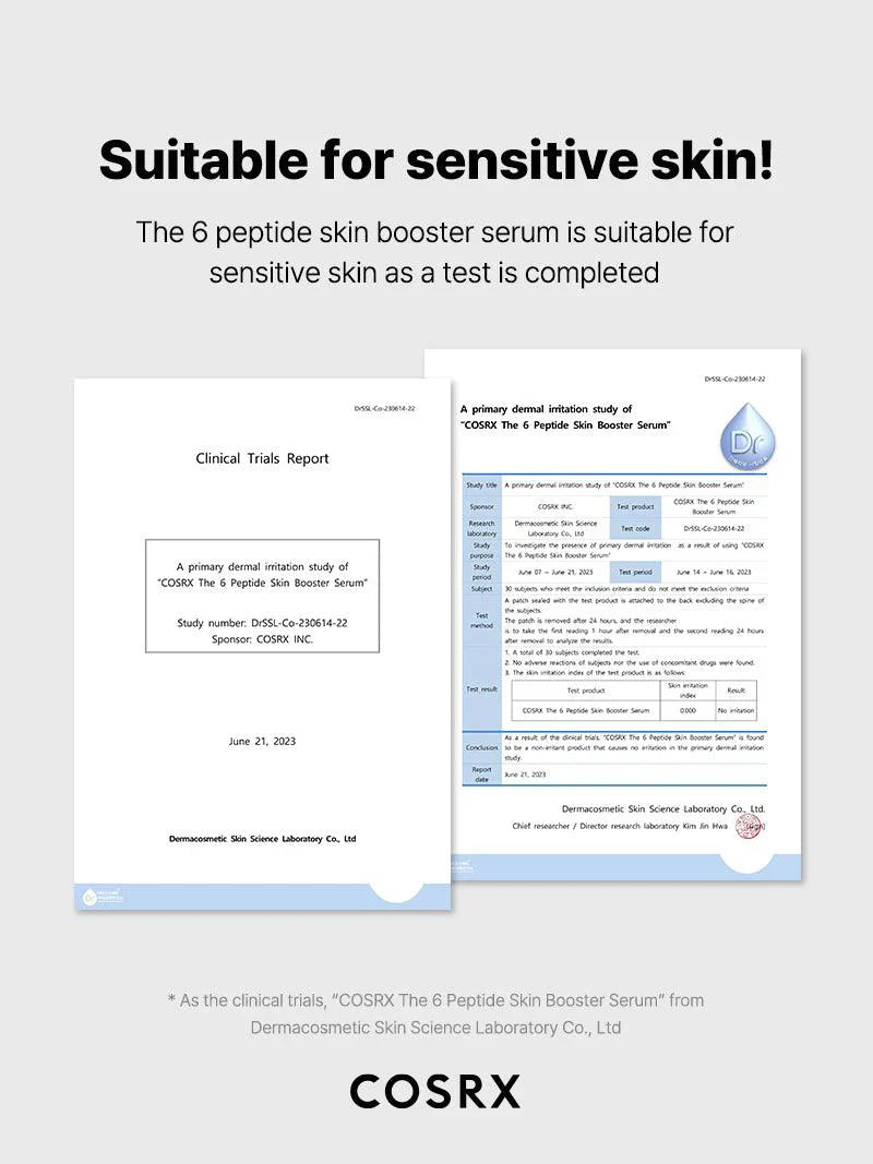COSRX The 6 Peptide Skin Booster Serum