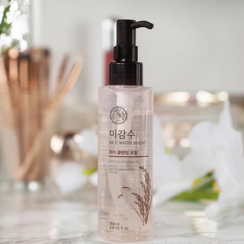 THE FACE SHOP - Rice Water Bright Light Cleansing Oil