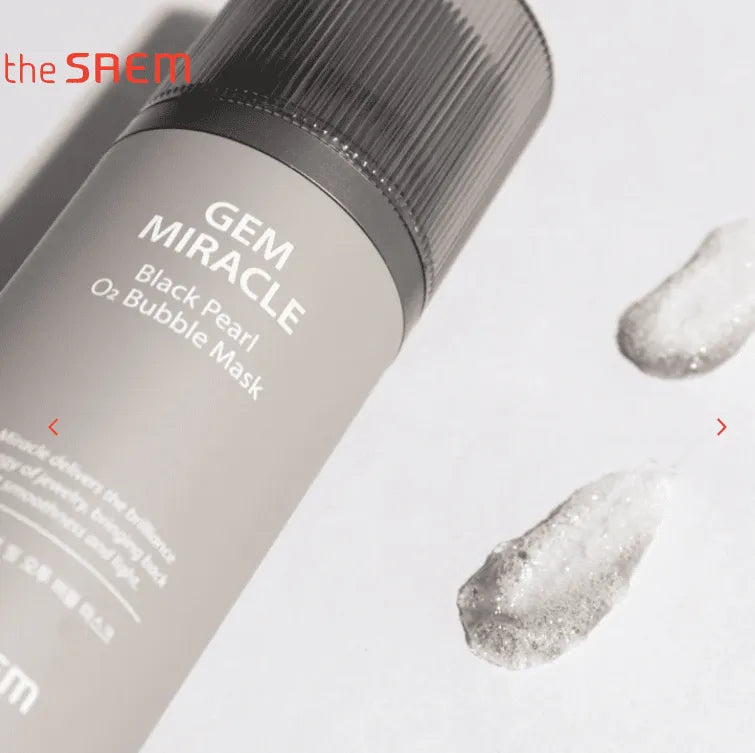 The Saem - Gem Miracle Black Pearl O2 Bubble Mask