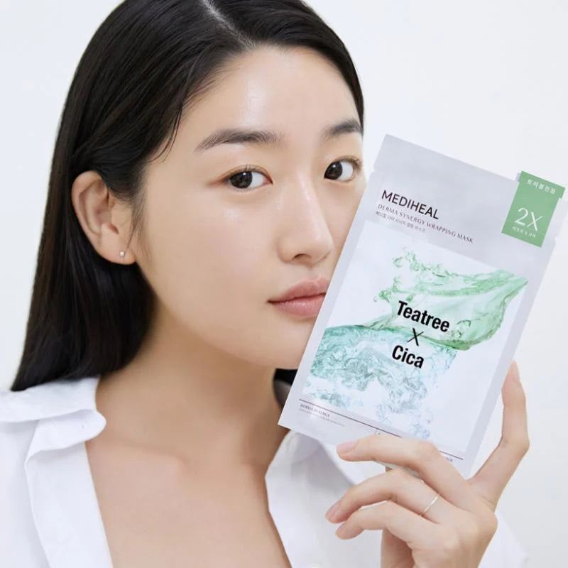 Mediheal - Derma Synergy Wrapping Mask Teatree X Cica - Calming Care