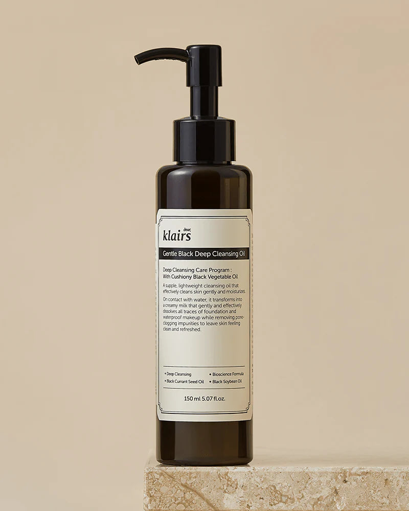 Dear, Klairs - Gentle Black Deep Cleansing Oil