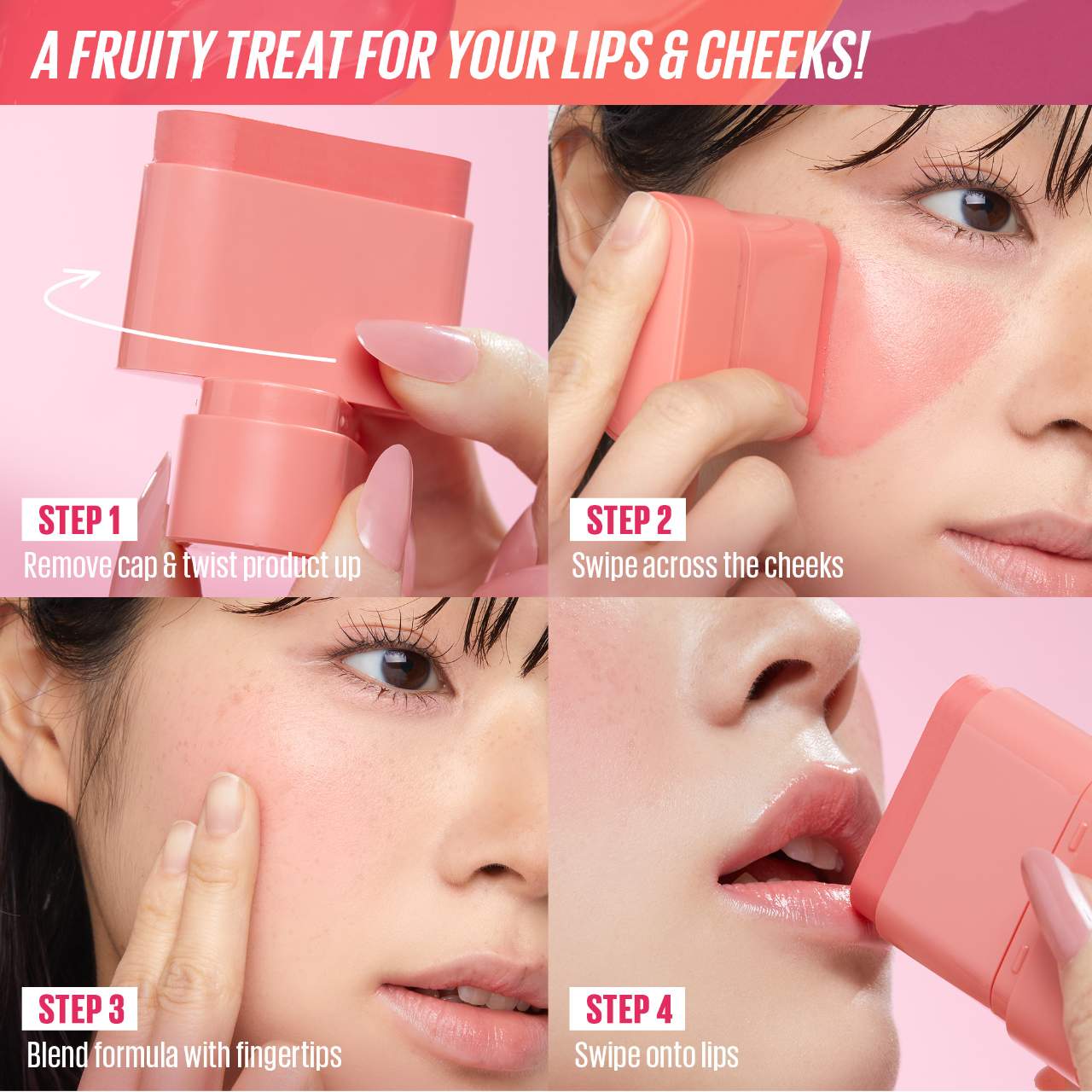 Kaja - Dewy Bar Blush & Lip Balm