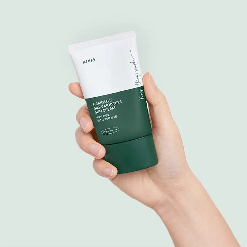 Anua- Heartleaf Silky Moisture Sun Cream