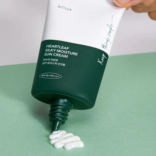 Anua- Heartleaf Silky Moisture Sun Cream
